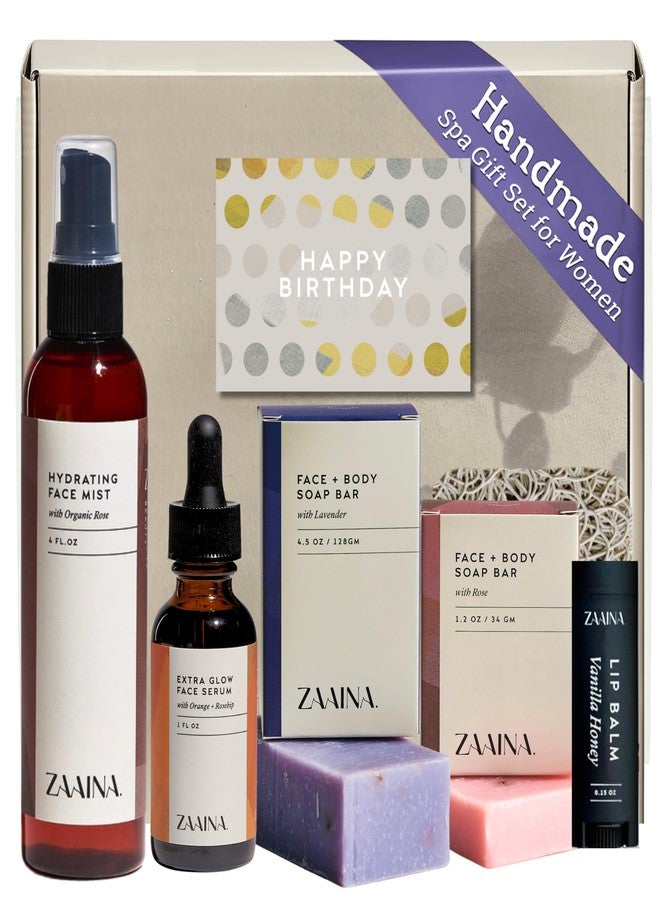 ZAAINA Birthday Gift Set for Women - Bath Gift Basket Set, Body Care Set for Her, Relaxing Spa Kit, Spa Package, Self Care Kit for Women, Pampering Home Spa Kit (DELUXE Spa Set) - Image 1